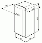 Холодильник Smeg FAB10HRIT фото 3 в Краснодаре