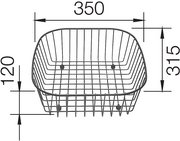 Корзина для посуды Blanco Flex Top 514238 фото 4 в Краснодаре