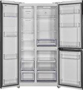 Холодильник Hyundai CS6073FV белое стекло фото 3 в Краснодаре