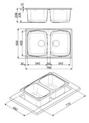 Мойка Смег LZ792A2 фото 2 в Краснодаре Мойка Smeg LZ792A2 фото 2 в Краснодаре