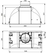 Встраиваемая вытяжка Falmec BUILT-IN 50 фото 2 в Краснодаре