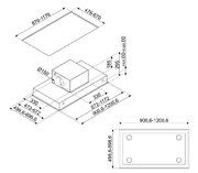 Встраиваемая вытяжка Smeg KSCB120XE фото 3 в Краснодаре