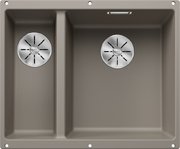Мойка BLANCO SUBLINE 340/160-U Silgranit серый беж, чаша справа Мойка BLANCO SUBLINE 340/160-U Silgranit серый беж, чаша справа