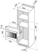Встраиваемая микроволновая печь Brandt BMS7120WW фото 4 в Краснодаре