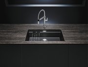 Мойка Blanco Etagon 700-U Silgranit черный клапан-автомат InFino 525891 фото 3 в Краснодаре
