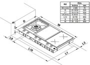Газо-электрическая панель Bertazzoni PM36 1 IG X фото 4 в Краснодаре
