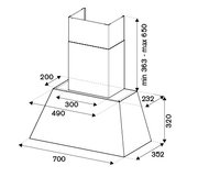 Вытяжка настенная Bertazzoni KR70HER1NDA фото 2 в Краснодаре