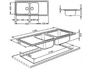 Мойка Смег LG116D фото 2 в Краснодаре Мойка Smeg LG116D фото 2 в Краснодаре