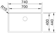 Мойка BLANCO CLARON 700-U нержавеющая сталь Durinox фото 3 в Краснодаре Мойка BLANCO CLARON 700-U нержавеющая сталь Durinox фото 3 в Краснодаре