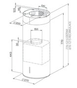 Вытяжка Faber CYLINDRA ISOLA GLOSS  EG10 W A37 фото 2 в Краснодаре