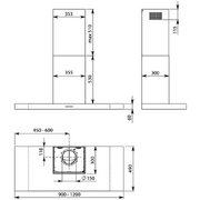 Вытяжка Falmec PLANE BLACK NRS 90 (PLUS) фото 4 в Краснодаре