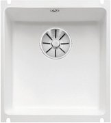 Мойка Blanco SUBLINE 375-U керамика отводная арматура InFino® глянцевый белый Мойка Blanco SUBLINE 375-U керамика отводная арматура InFino® глянцевый белый