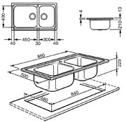 Мойка Smeg LG862 фото 2 в Краснодаре