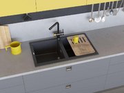 Мойка Omoikiri Banzen 86-2 GR фото 3 в Краснодаре