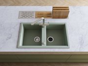 Мойка Omoikiri Kitagawa 83-2-U WG фото 2 в Краснодаре