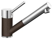 Смеситель Blanco Antas-S chrome/Silgranit кофе Смеситель Blanco Antas-S chrome/Silgranit кофе