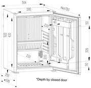 Минибар Dometic RH 430 NTE фото 4 в Краснодаре