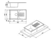Мойка Smeg LSEQ861A фото 2 в Краснодаре