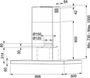 Вытяжка Franke FCR 925 I TC BK XS фото 2 в Краснодаре