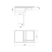 Варочная панель FALMEC Design+ MODULA/M2 (84 х 51) фото 3 в Краснодаре