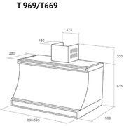 Вытяжка Kuppersberg T 969 BOR Bronze фото 4 в Краснодаре