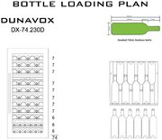 Винный шкаф Dunavox DX-74.230DW фото 4 в Краснодаре