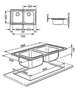 Мойка Смег LE862 фото 2 в Краснодаре Мойка Smeg LE862 фото 2 в Краснодаре
