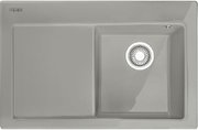 Мойка Franke Mythos MTK 611-78 чаша слева жемчужный серый Мойка Franke Mythos MTK 611-78 чаша слева жемчужный серый