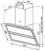 Вытяжка Smeg KCVB9B фото 2 в Краснодаре