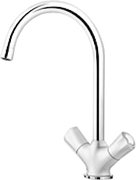 Смеситель Бланко Amona chrome/silgranit белый фото в Краснодаре Смеситель Blanco Amona chrome/silgranit белый фото в Краснодаре