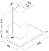 Вытяжка Falmec Lux 120 ix (800) ECP фото 4 в Краснодаре