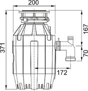 Измельчитель пищевых отходов Franke TE-75 фото 2 в Краснодаре