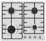 Газовая варочная панель MAUNFELD EGHE.64.3STS-EW