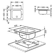 Мойка Смег VS34-P3 фото 2 в Краснодаре Мойка Smeg VS34-P3 фото 2 в Краснодаре