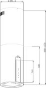 Вытяжка Korting KHA 35808 DN Cylinder фото 2 в Краснодаре