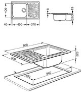 Мойка Смег LGR861 фото 2 в Краснодаре Мойка Smeg LGR861 фото 2 в Краснодаре