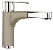 Смеситель Бланко Pylos-S chrome/Silgranit серый беж фото в Краснодаре Смеситель Blanco Pylos-S chrome/Silgranit серый беж фото в Краснодаре