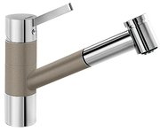 Смеситель Бланко Tivo-S chrome/Silgranit серый беж фото в Краснодаре Смеситель Blanco Tivo-S chrome/Silgranit серый беж фото в Краснодаре
