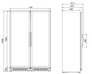 Винный шкаф Dometic C125G VinoView Double Classic фото 2 в Краснодаре