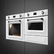 Компактный духовой шкаф с пароваркой Smeg SF4920VCB1 фото 3 в Краснодаре