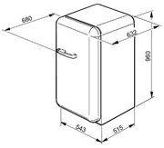 Холодильник Smeg FAB10RNE фото 4 в Краснодаре