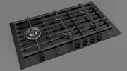 Варочная панель Fulgor Milano FCLH 905 G T WK BK фото 3 в Краснодаре