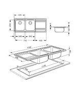 Мойка Смег LE116D фото 2 в Краснодаре Мойка Smeg LE116D фото 2 в Краснодаре
