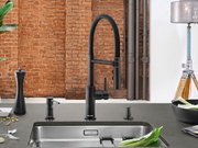 Дозатор для жидкого мыла Blanco Lato 525789 черный матовый фото 4 в Краснодаре