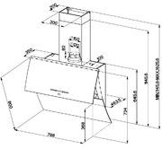 Вытяжка Faber MIRROR WH BRS X/V A80 LOGIC фото 3 в Краснодаре
