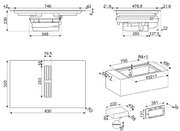 Варочная панель со встроенной вытяжкой Smeg HOBD482D2 фото 2 в Краснодаре