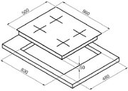 Варочная поверхность Korting HG 930 CTX PRO фото 2 в Краснодаре