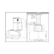 Наклонная вытяжка Korting KHC 66135 GN фото 3 в Краснодаре