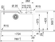 Мойка Франке UBG 610-72 снежно-белый фото 2 в Краснодаре Мойка Franke UBG 610-72 снежно-белый фото 2 в Краснодаре