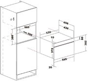 Встраиваемая микроволновая печь Korting KMI 830 GNBX фото 3 в Краснодаре